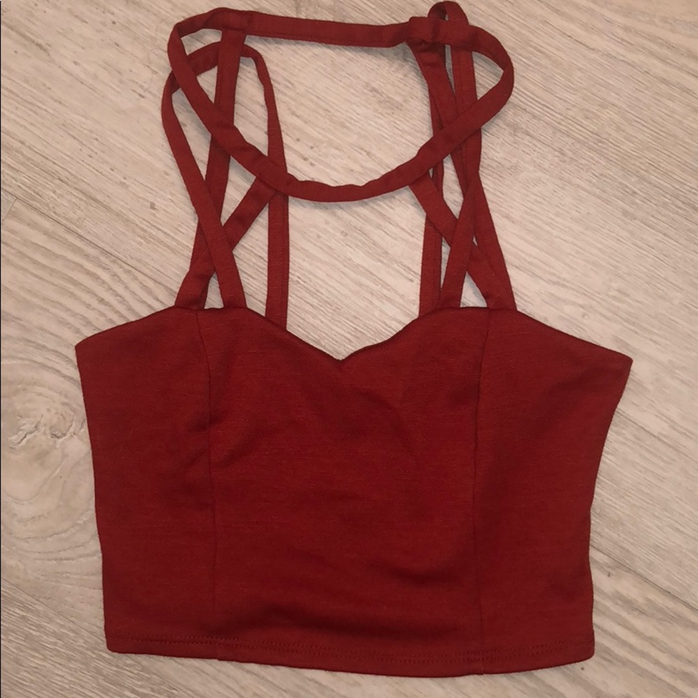 Red Crop Top